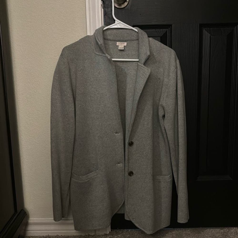 J crew sweater M grey